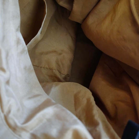 Vintage Y2k Boho Whimsigoth LeChateau Brown Tan Embroidered Beaded shoulder bag - Picture 13 of 15